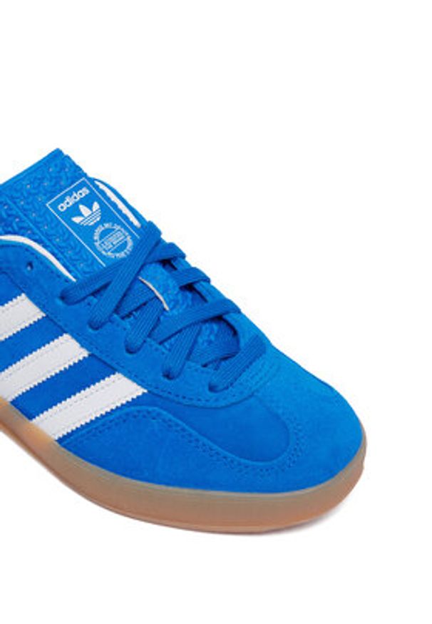 Adidas - adidas Sneakersy Gazelle Indoor JI2061 Niebieski. Kolor: niebieski. Materiał: skóra, zamsz. Model: Adidas Gazelle