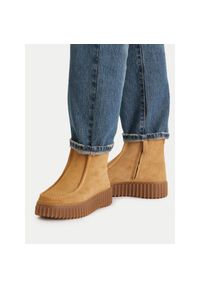 Botki Clarks. Kolor: brązowy #1