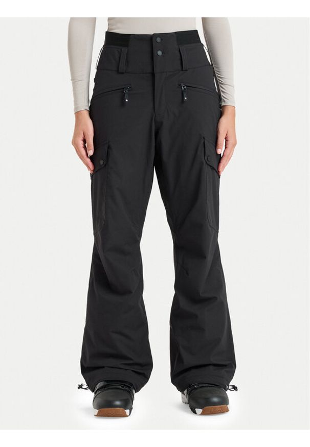 Roxy Spodnie snowboardowe Passive Lines ERJTP03293 Czarny Regular Fit. Kolor: czarny. Materiał: syntetyk. Sport: snowboard