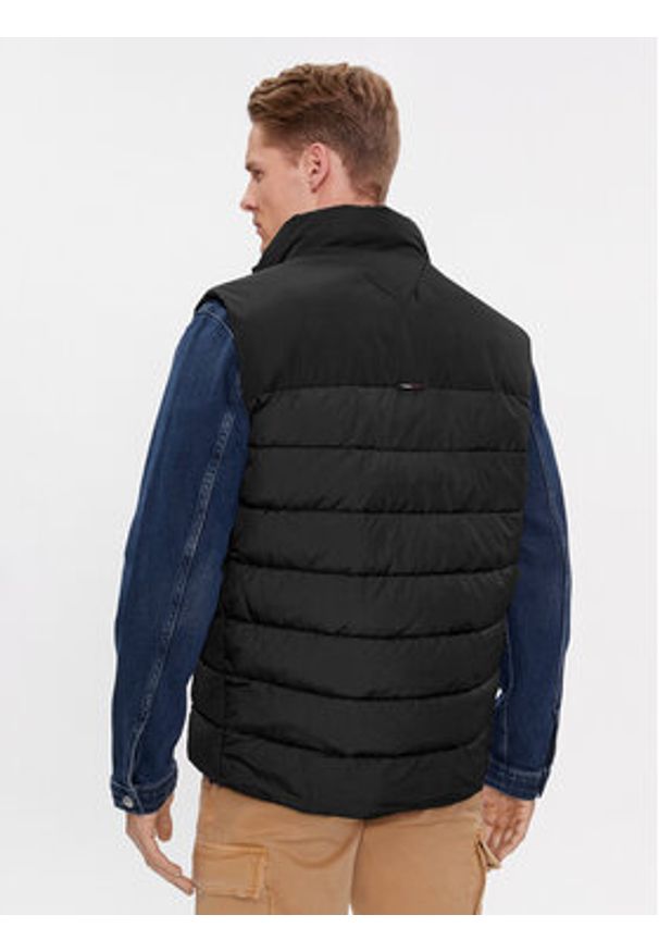 TOMMY HILFIGER - Tommy Hilfiger Kamizelka New York MW0MW33733 Czarny Regular Fit. Kolor: czarny. Materiał: syntetyk