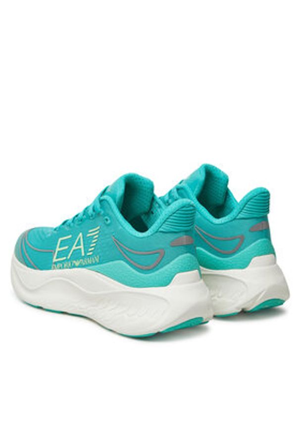 EA7 Emporio Armani Sneakersy X8X245 XK442 D132 Zielony. Kolor: zielony. Materiał: materiał