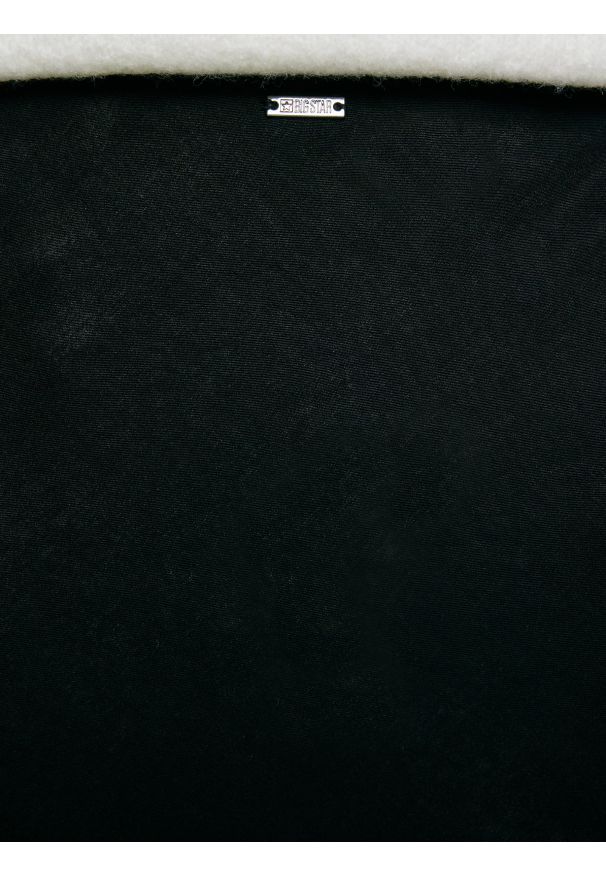 Big-Star - Spódnica damska midi satynowa czarna Eleni 906. Okazja: na co dzień. Kolor: czarny. Materiał: satyna. Styl: casual, elegancki, wizytowy