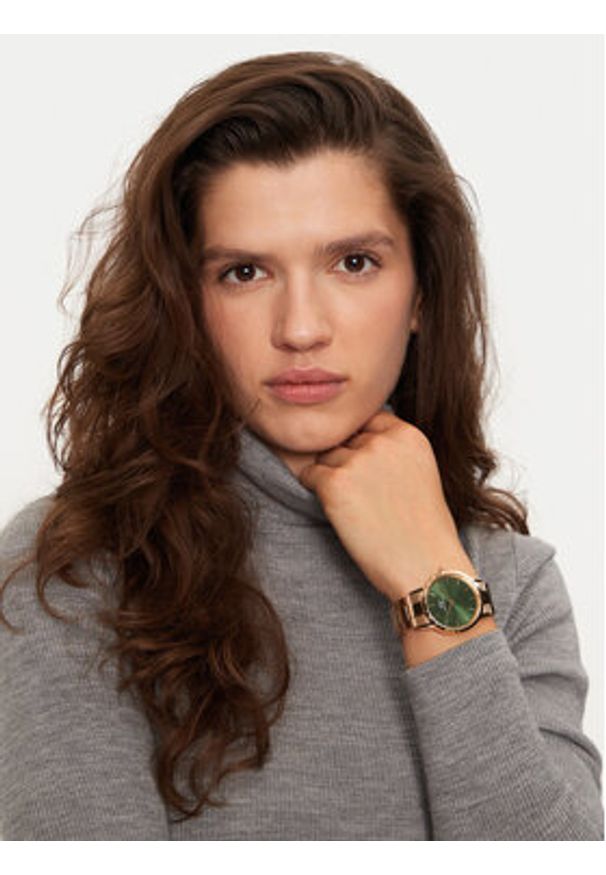 Daniel Wellington Zegarek iconic Emerald DW00100419 Złoty. Kolor: złoty