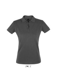 SOL'S - Damska koszulka polo Sol's Perfect. Typ kołnierza: polo. Kolor: szary #1