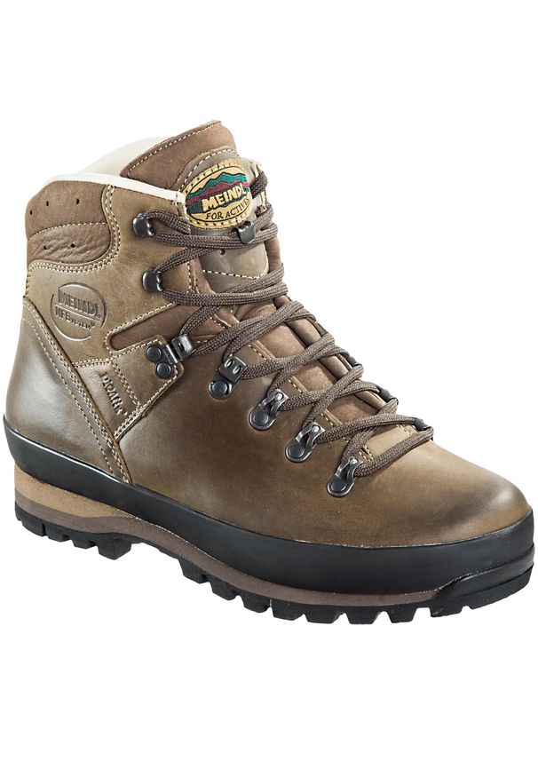 MEINDL - Buty trekkingowe Meindl Borneo 2 MFS. Kolor: brązowy. Materiał: nubuk, skóra. Sport: turystyka piesza