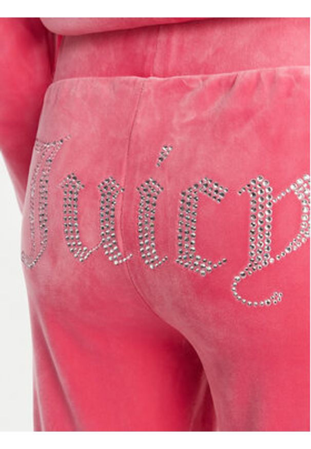 Juicy Couture Spodnie dresowe Christine JCWBJ125304 Różowy Flared Leg. Kolor: różowy. Materiał: syntetyk