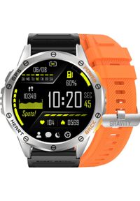 Gravity - Zegarek męski SMARTWATCH GRAVITY GT24-4 SR/BK/OG. Rodzaj zegarka: smartwatch