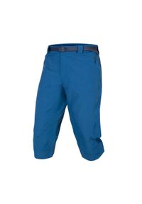 ENDURA - Spodenki rowerowe męskie Endura Hummvee 3/4. Kolor: niebieski. Długość: krótkie. Sezon: lato