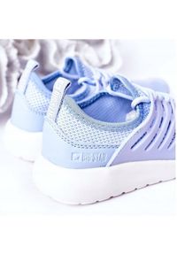 Big-Star - Dziecięce Sportowe Buty Sneakersy Big Star HH374214 Jasnoniebieskie. Kolor: niebieski. Materiał: materiał #4