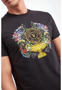 Versace Jeans Couture - T-shirt męski VERSACE JEANS COUTURE. Materiał: bawełna. Wzór: nadruk #3