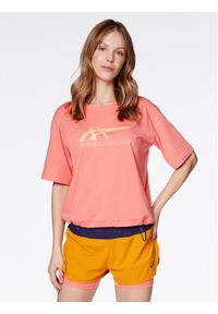 Asics T-Shirt Tiger 2032C509 Różowy Relaxed Fit. Kolor: różowy. Materiał: syntetyk, bawełna