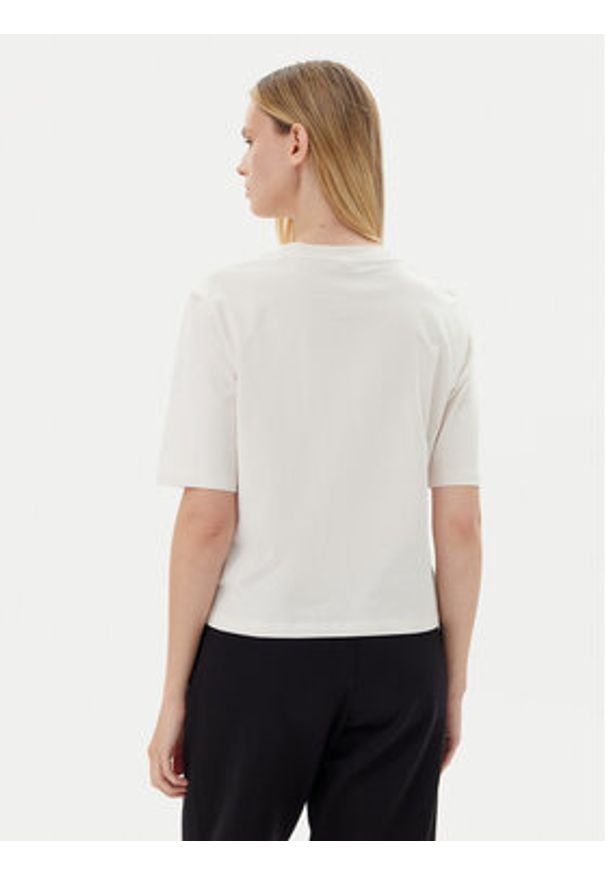 Guess T-Shirt V4BI21 I3Z14 Écru Relaxed Fit. Materiał: bawełna