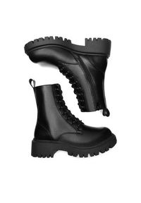 Jenny Fairy Trzewiki REET HY13023-61 Czarny. Kolor: czarny. Materiał: materiał #5