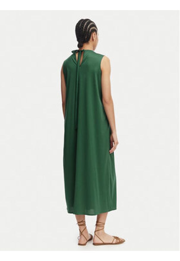 Weekend Max Mara Sukienka codzienna Ricordo 2615621022 Zielony Regular Fit. Okazja: na co dzień. Kolor: zielony. Materiał: bawełna. Typ sukienki: proste. Styl: casual