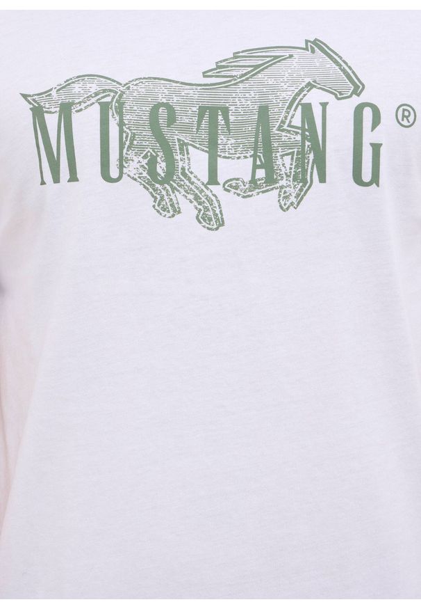 Męski T-Shirt Mustang Style Austin Bright White 1016858 2007