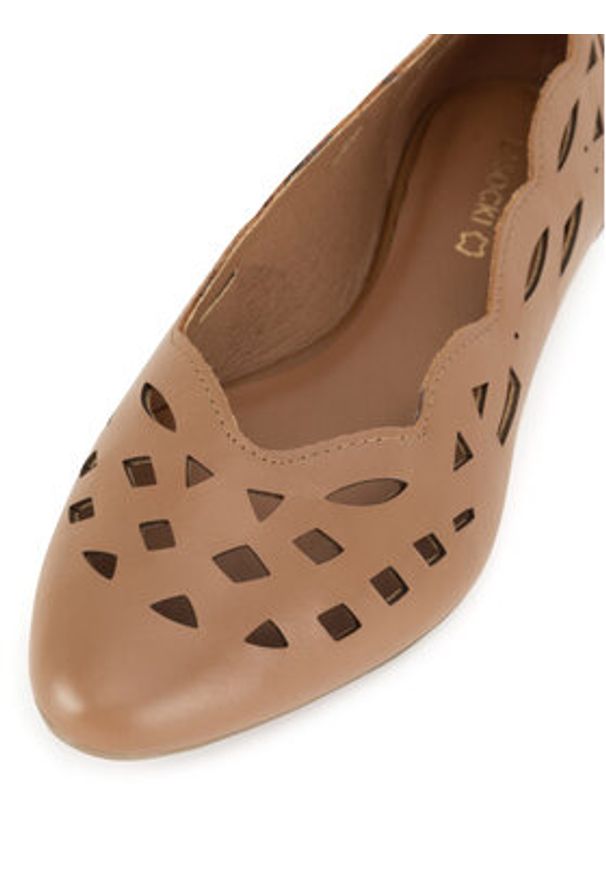 Lasocki Baleriny RST-KAJA-35 Brązowy. Kolor: brązowy. Materiał: skóra