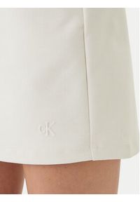 Calvin Klein Jeans Spódnica mini LV047F251G Beżowy Slim Fit. Kolor: beżowy. Materiał: syntetyk #4