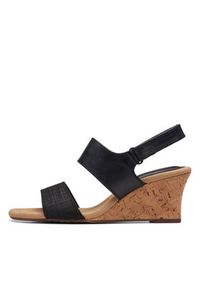 Clarks Sandały Kyarra Faye 26171237 Czarny. Kolor: czarny. Materiał: skóra #6