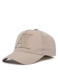 Czapka z daszkiem Armani Exchange. Kolor: brązowy #1