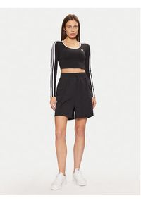 Adidas - adidas Szorty sportowe adicolor JH1077 Czarny Loose Fit. Kolor: czarny. Materiał: syntetyk #4