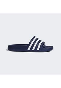 Adidas - Klapki adilette Aqua. Okazja: na plażę. Kolor: niebieski, wielokolorowy, biały. Styl: sportowy