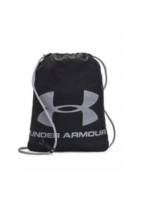 Under Armour - WOREK PLECAK UNDER ARMOUR SPORTOWY 1240539-009 na trening wycieczkę. Kolor: czarny. Styl: sportowy