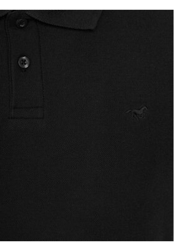 Mustang Polo Palco 1014694 Czarny Regular Fit. Typ kołnierza: polo. Kolor: czarny. Materiał: bawełna