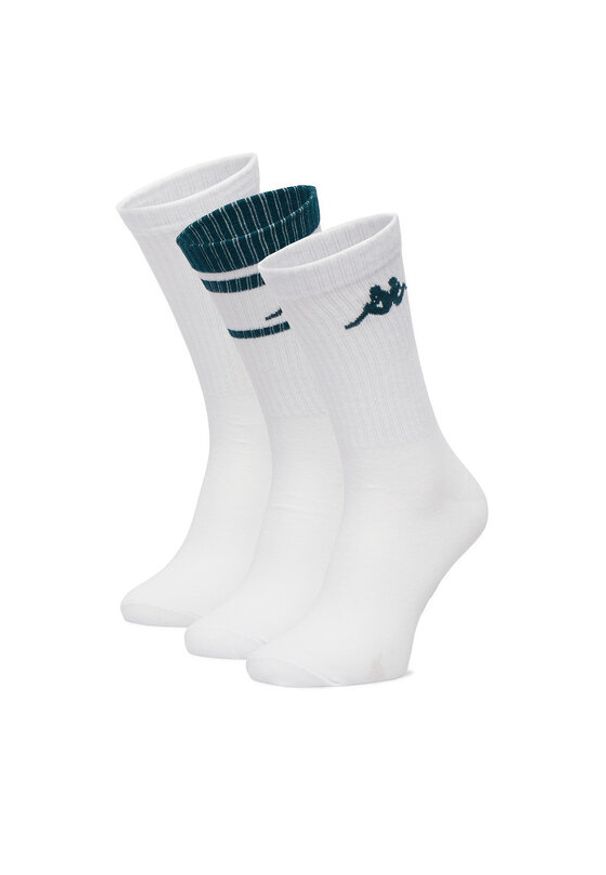 Kappa Skarpety długie CEO_KR_SUPERT_SS26(3-PACK) Biały. Kolor: biały. Materiał: bawełna