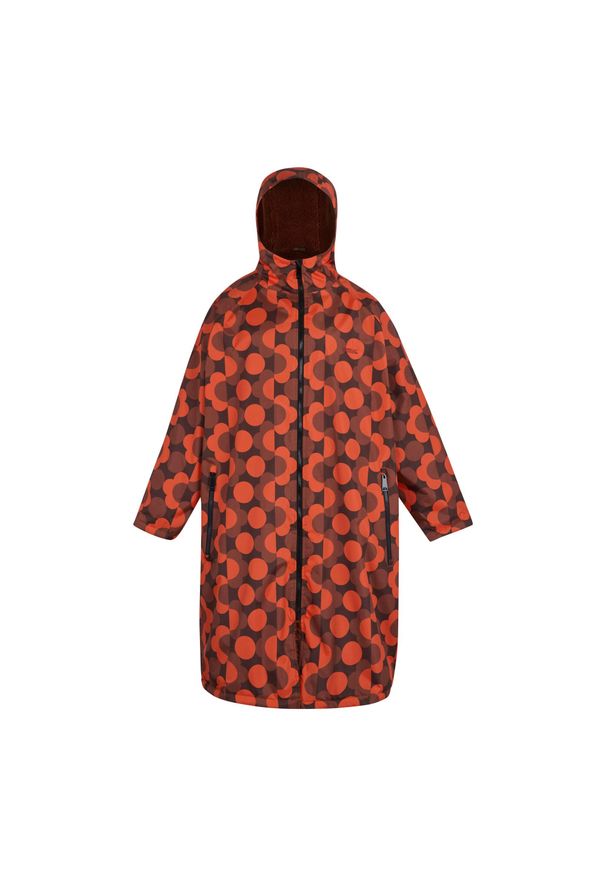 Regatta - Szlafrok Damski Orla Kiely Flowers Changing Robe. Kolor: czerwony. Sport: turystyka piesza