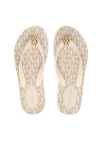 MICHAEL Michael Kors Japonki Posie Flip Flop 40S6PSFA2Q Écru. Kolor: kremowy. Materiał: syntetyk #1