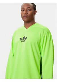 Adidas - adidas Longsleeve adicolor Mesh JW8379 Zielony Regular Fit. Kolor: zielony. Materiał: syntetyk. Długość rękawa: długi rękaw #5