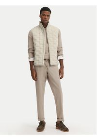 Bugatti Kamizelka 8800-75148C Écru Regular Fit. Kolor: kremowy. Materiał: syntetyk #5