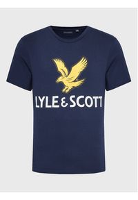 Lyle & Scott Komplet 3 t-shirtów TS1726V Granatowy Regular Fit. Kolor: niebieski. Materiał: bawełna #4