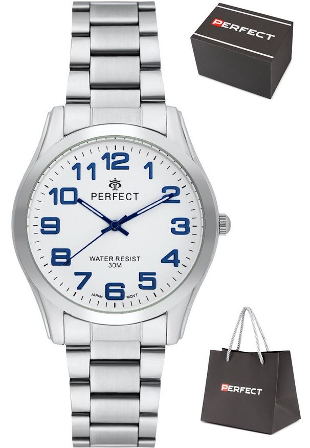Zegarek Perfect R403P-03 męski klasyczny czytelny .. Styl: klasyczny