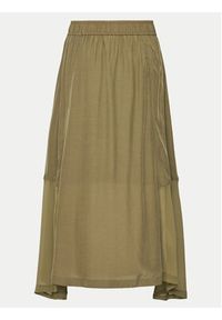 DKNY Spódnica trapezowa P4DN8X10 Zielony Regular Fit. Kolor: zielony. Materiał: syntetyk #2