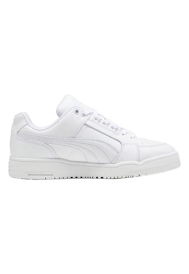 Puma - Trampki Męskie Skóra Niskie Slipstream. Kolor: biały. Materiał: skóra. Sport: turystyka piesza