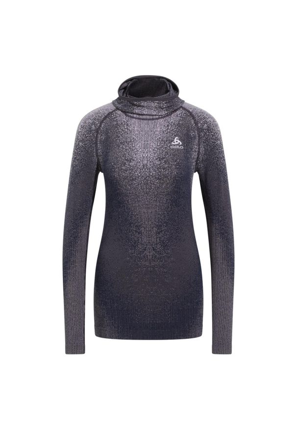 Bluza termoaktywna damska Odlo Blackcomb Eco BL Top Facemask LS. Kolor: szary. Sport: bieganie