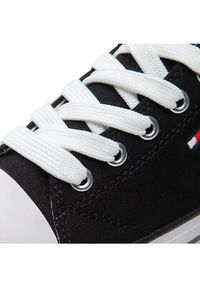 TOMMY HILFIGER - Tommy Hilfiger Trampki Low Cut Lace-Up Sneaker T3X4-32207-0890 M Czarny. Kolor: czarny. Materiał: materiał #6