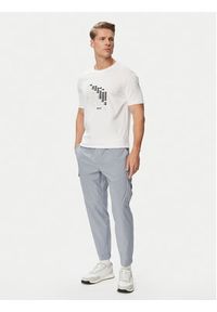 BOSS T-Shirt Network Flag 50566853 Biały Regular Fit. Kolor: biały. Materiał: bawełna #3