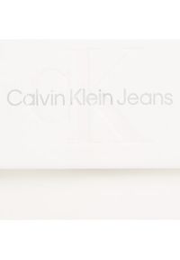 Calvin Klein Jeans Torebka Sculpted Boxy Flap Cb20 Mono K60K610829 Biały. Kolor: biały. Materiał: skórzane #3