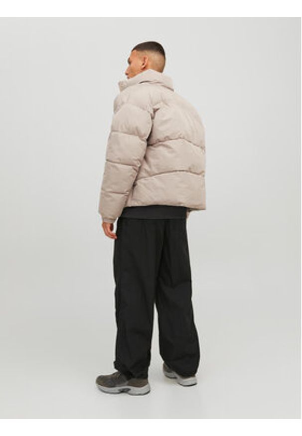 Jack & Jones Spodnie materiałowe 12242343 Czarny Balloon Fit. Kolor: czarny. Materiał: materiał, bawełna