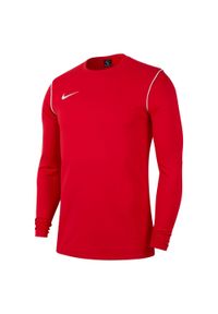 Bluza treningowa męska Nike Park 20 Crew. Kolor: czerwony. Sport: piłka nożna