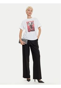 Imperial T-Shirt TV34IGTSRA Biały Regular Fit. Kolor: biały. Materiał: bawełna #6