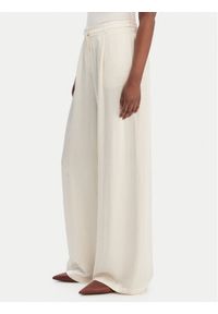 Marella Spodnie palazzo Formato 2613131035 Écru Wide Leg. Materiał: acetat #1