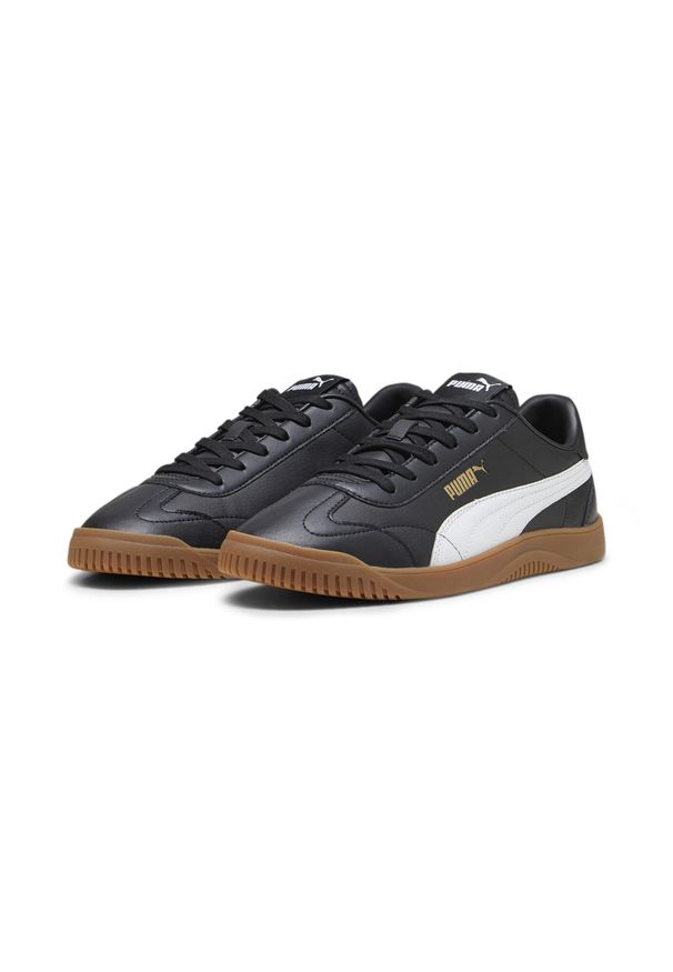 Buty do chodzenia męskie Puma Club 5v5. Kolor: biały, czarny, żółty, wielokolorowy. Materiał: skóra, syntetyk, materiał. Szerokość cholewki: normalna. Sport: turystyka piesza