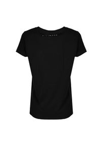 John Richmond T-Shirt "Marshall" | RWA19138TS | Marshall | Kobieta | Czarny. Okazja: na co dzień. Kolor: czarny. Materiał: bawełna. Długość rękawa: krótki rękaw. Długość: krótkie. Wzór: nadruk, aplikacja. Styl: casual #3