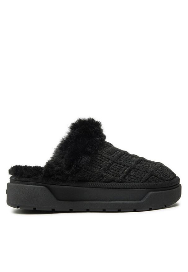 Guess Kapcie Unika FLFUKA FAL06 Czarny. Kolor: czarny. Materiał: syntetyk
