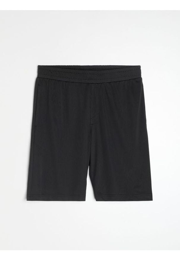 Sinsay - Szorty basic - czarny. Kolor: czarny
