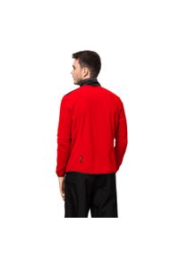Fleece Jack Wolfskin DNA Block. Kolor: czerwony