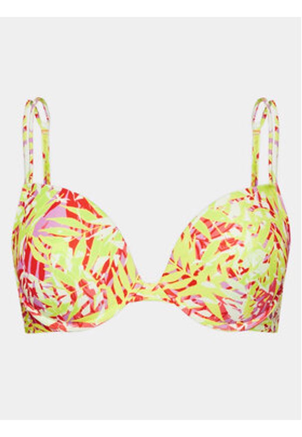 Hunkemöller Góra od bikini Marrakes 201972 Zielony. Kolor: zielony. Materiał: syntetyk